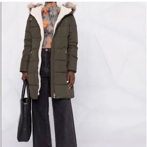 Lauren Ralph Lauren Quiet Luxury Minimalist Down Puffer Coat Jacket Small